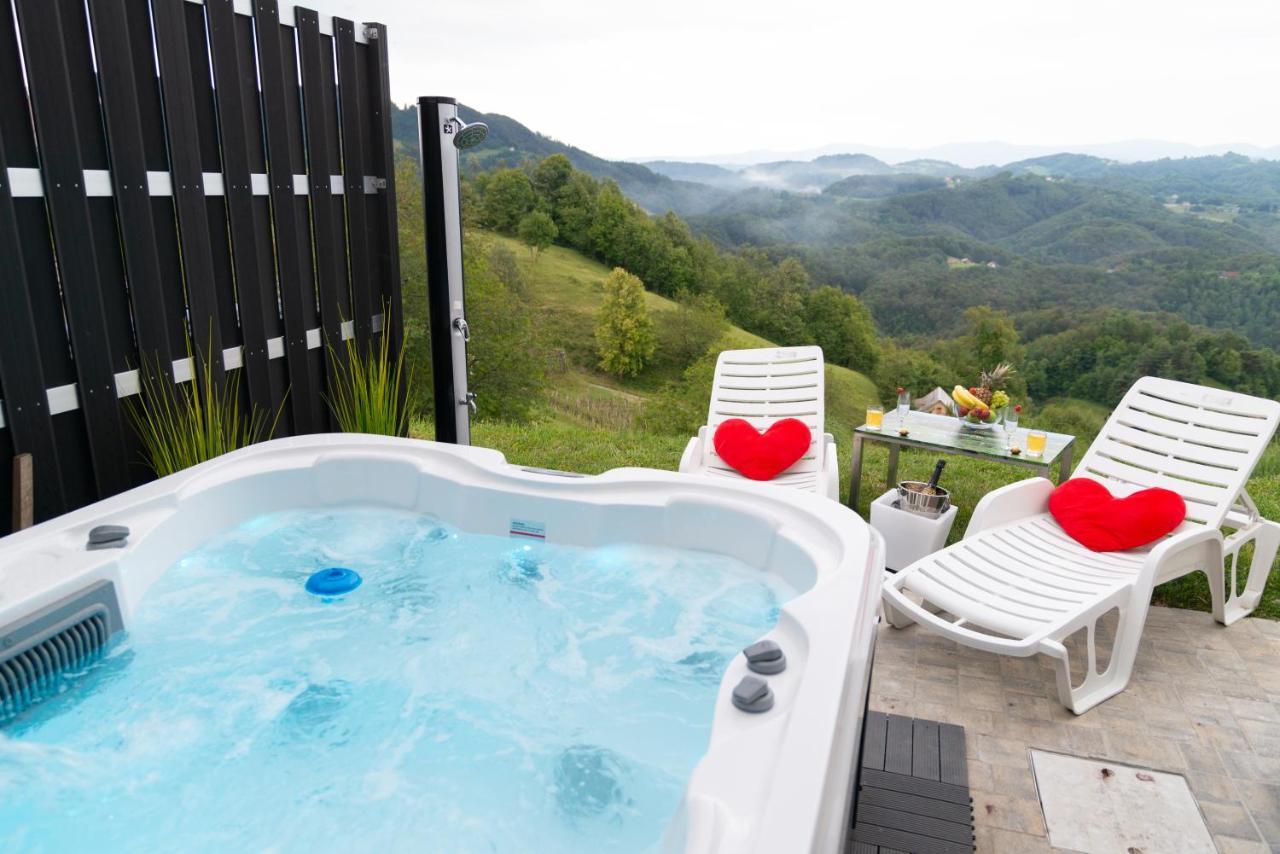 Tanja S Holiday Home In Nature With Sauna And Hot Tub Gorica pri Slivnici Eksteriør bilde